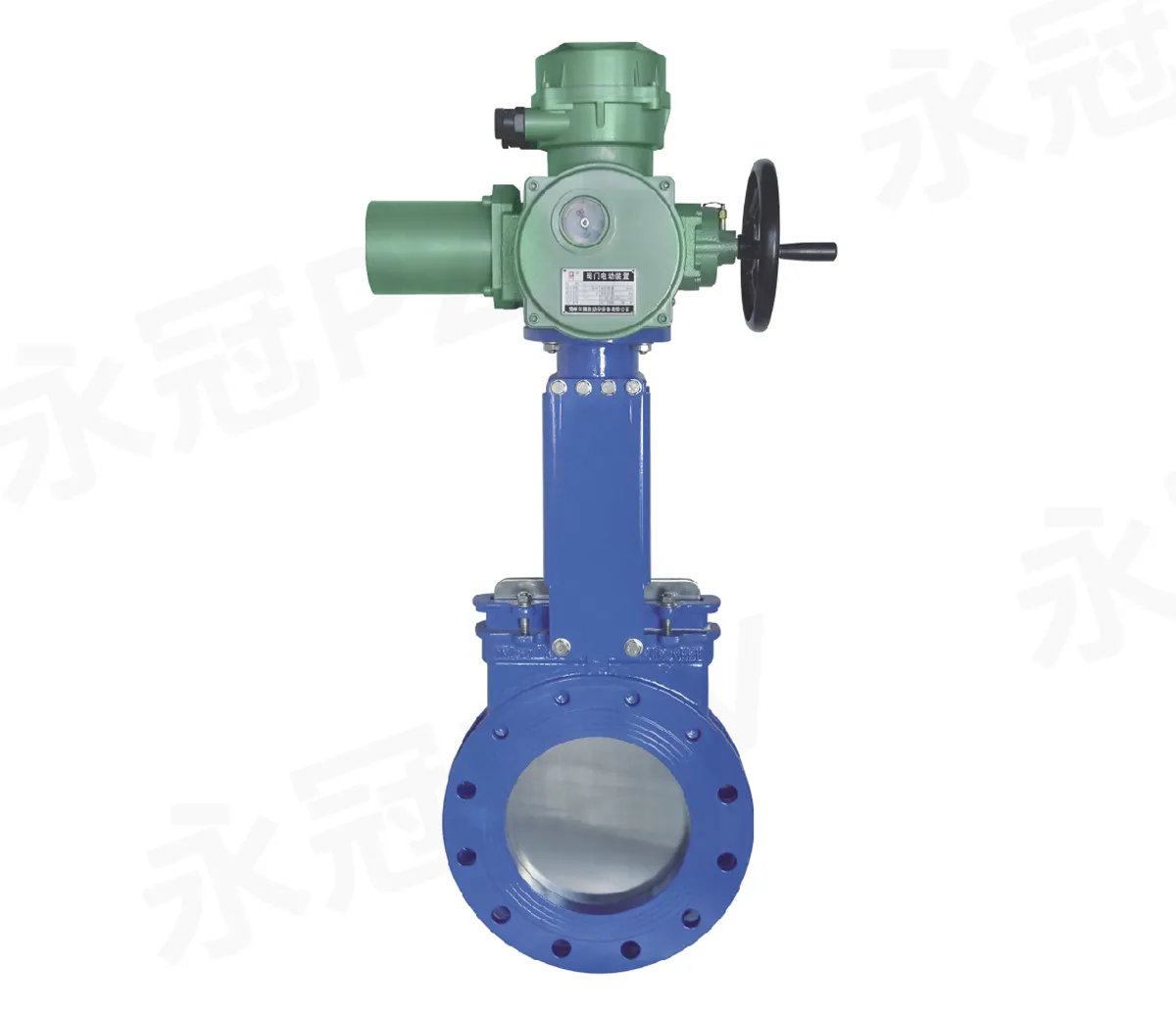 电动法兰刀闸阀PZ943H