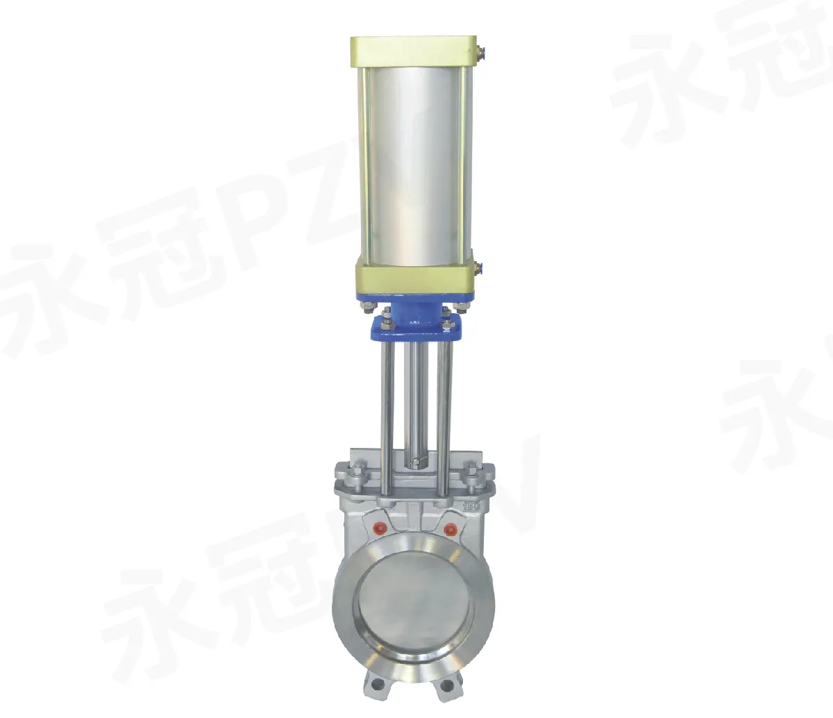 不锈钢对夹式气动刀闸阀PZ673W