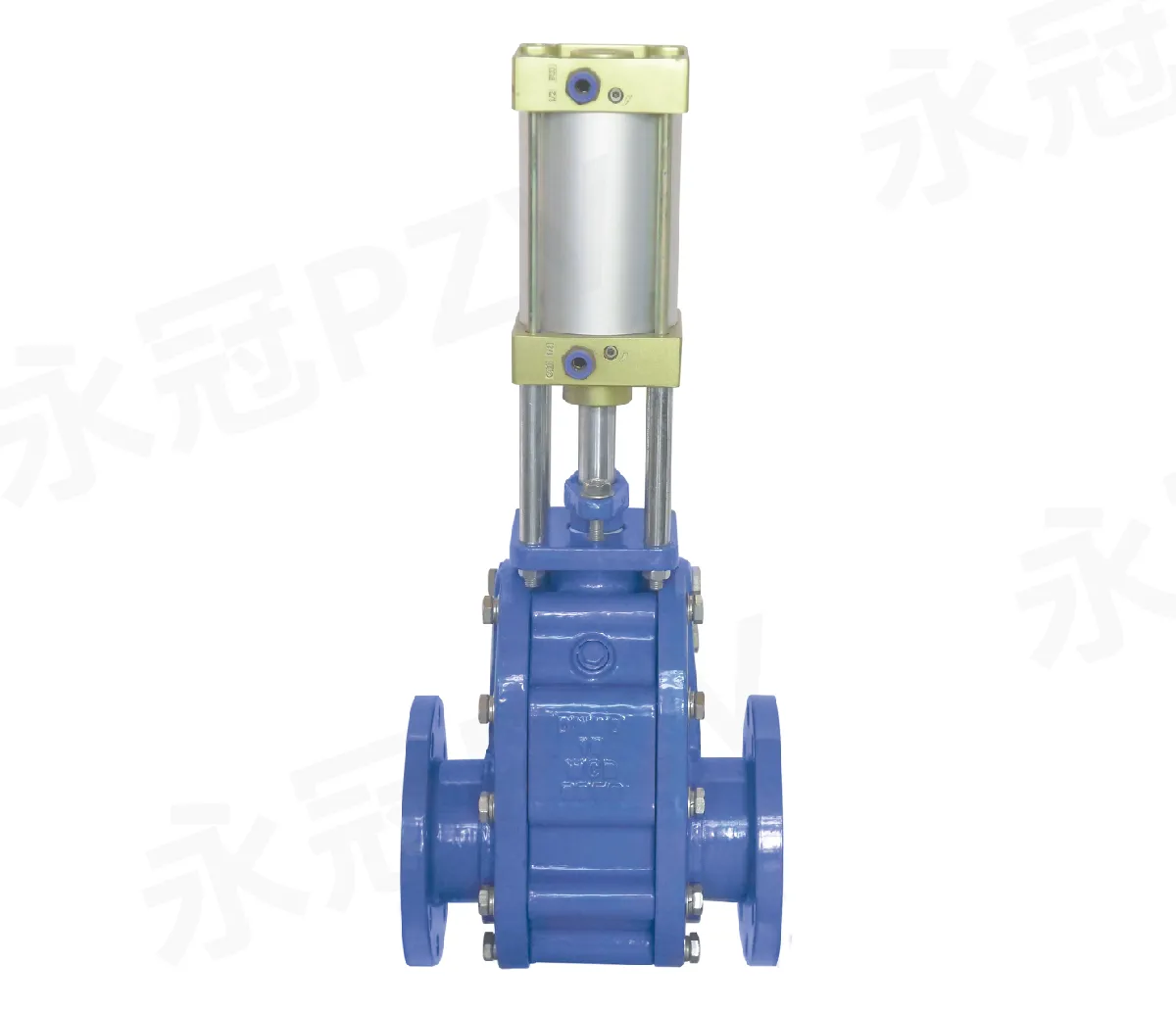 气动陶瓷双闸板阀Z644TC