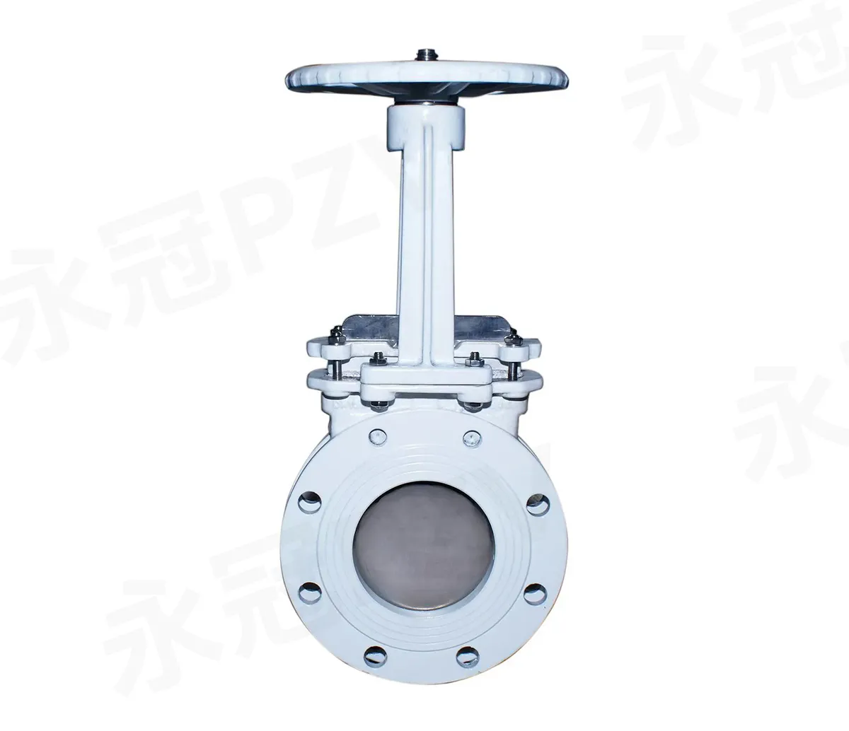 手动法兰刀闸阀PZ43H